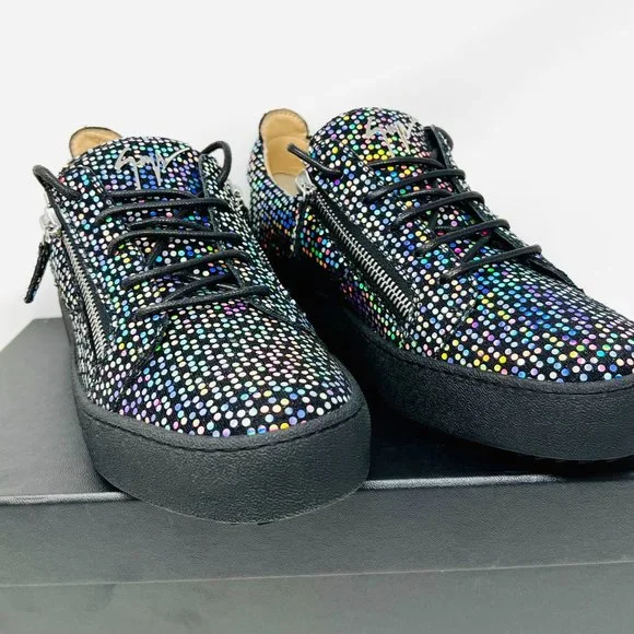Giuseppe Zanotti MAY LONDON Shadout Disco Nero Size 10.5 Sneakers Men's Shoes